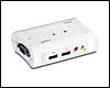 Switch KVM USB Trendnet TK-209K pour moniteur VGA, Clavier + souris USB, audio