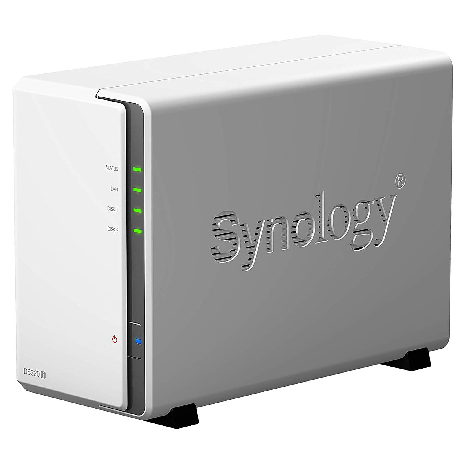 Serveur NAS Synology DS220j pour 2 disques durs SATA, informatique 974, Informatique ile de la Runion 974