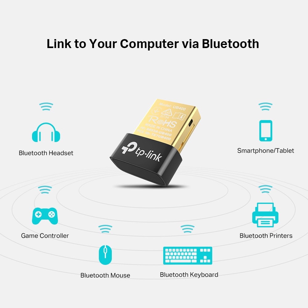 Adaptateur Bluetooth 4.0 USB TP-LINK UB400 , informatique ile de la Réunion 974