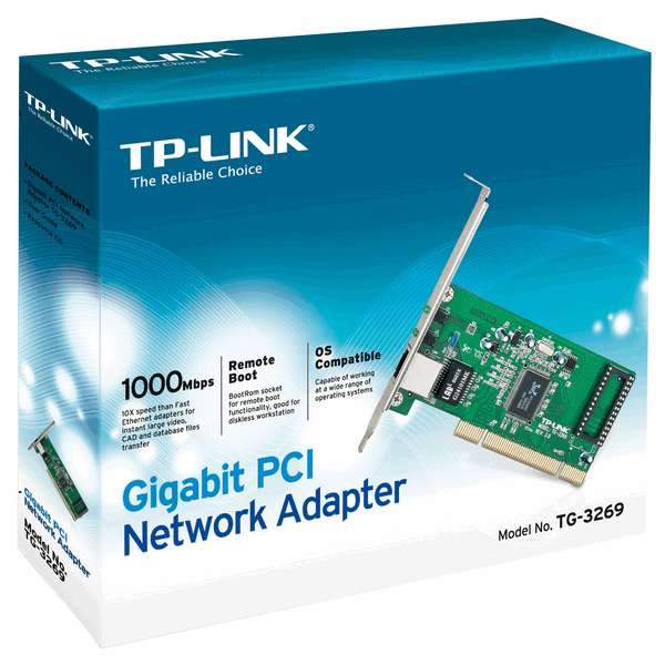 Carte rseau Ethernet PCI TPLINK TG-3269 10/100/1000 Mbps, informatique Reunion, 974, Futur Runion