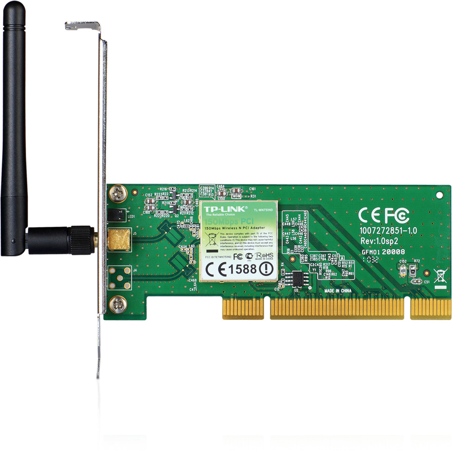 Carte rseau PCI Wi-Fi N 150 Mbps TP-LINK WN751D, informatique Reunion, 974, Futur Runion