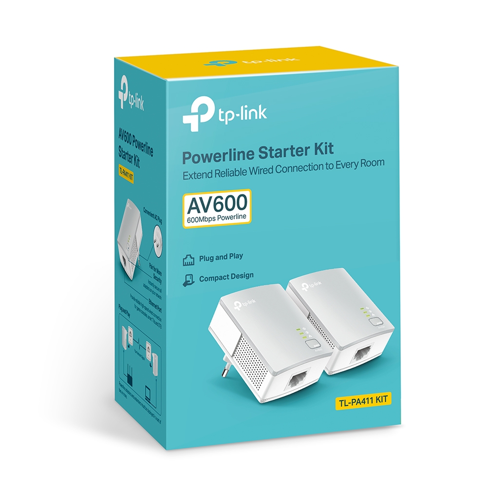 Adaptateurs CPL TP-Link TL-PA411 KIT 600 Mbps - Pack de 2, informatique Reunion, 974, Futur Runion