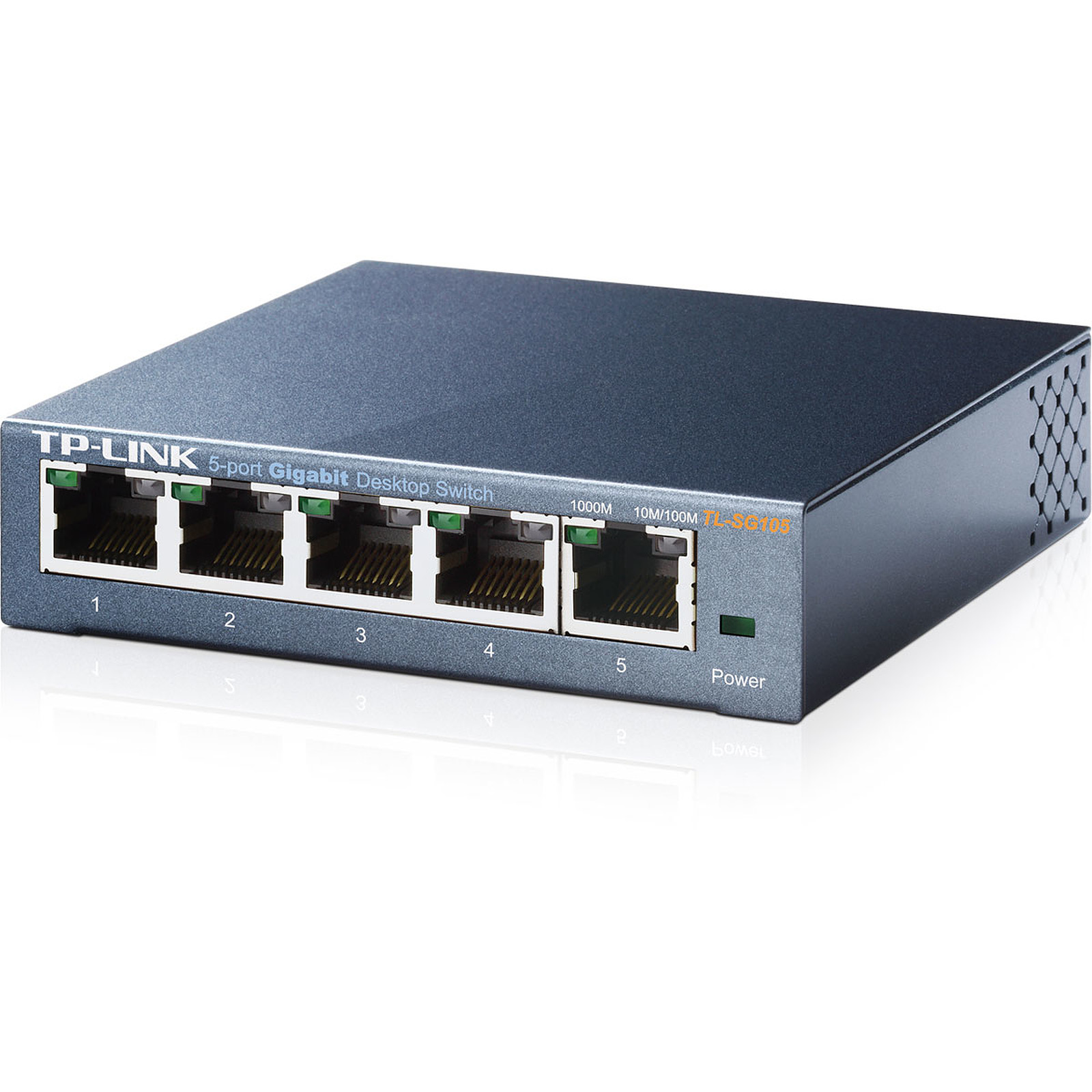 Switch rseau mtal Gigabit 5 ports 10,100,1000 Mbps TP-LINK TL-SG105, informatique Reunion, 974, Futur Runion