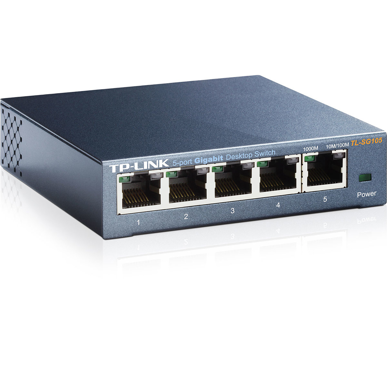 Switch rseau mtal Gigabit 5 ports 10,100,1000 Mbps TP-LINK TL-SG105, informatique Reunion, 974, Futur Runion