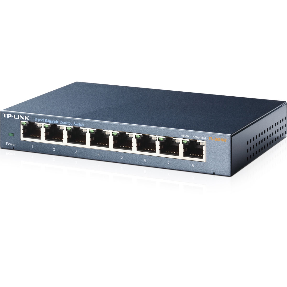 Switch rseau mtal Gigabit 8 ports 10/100/1000 Mbps TP-LINK TL-SG108, informatique Reunion, 974, Futur Runion