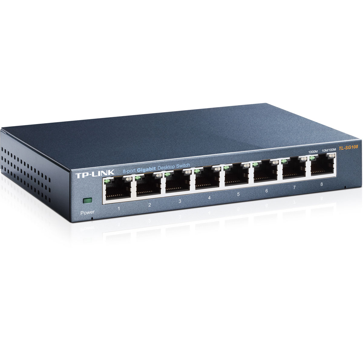 Switch rseau mtal Gigabit 8 ports 10/100/1000 Mbps TP-LINK TL-SG108, informatique Reunion, 974, Futur Runion