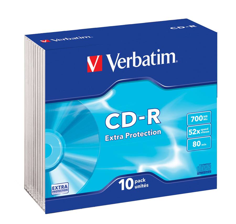 Verbatim CD-R Extra Protection 700MB/80min slimcase, Informatique ile de la Runion 974